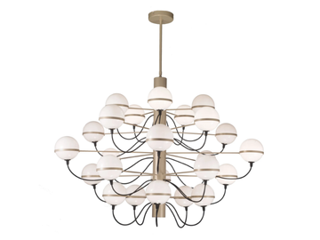 GIRO - LED glass chandelier by Metal Lux - view 2